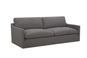 amazon brand – stone & beam rustin contemporary deep-seated sofa couch, 89"w, grey