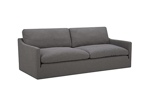 Amazon Brand – Stone & Beam Rustin Contemporary Deep-Seated Sofa Couch, 89"W, Grey