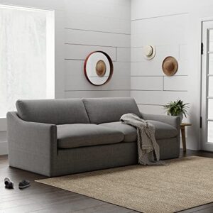 Amazon Brand – Stone & Beam Rustin Contemporary Deep-Seated Sofa Couch, 89"W, Grey