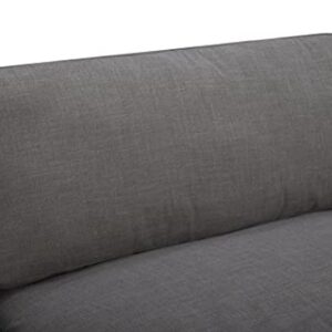 Amazon Brand – Stone & Beam Rustin Contemporary Deep-Seated Sofa Couch, 89"W, Grey