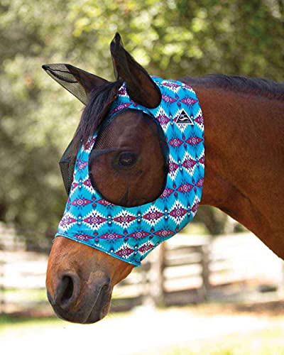 Professional's Choice Pattern Comfort Fit Fly Mask CFM-21 Pattern Comfort Fit Fly Mask Bearpaw Pony