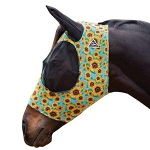 professional's choice sports medicine products, inc. cfm-21 print comfort fit fly mask sunflower cob