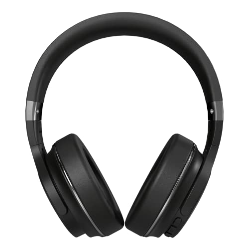 Raycon The Everyday Wireless Bluetooth Over Ear Headphones, with Active Noise Cancelling, Awareness Mode and Built in Microphone, IPX 4 Water Resistance, 38 Hours of Battery Life (Black)