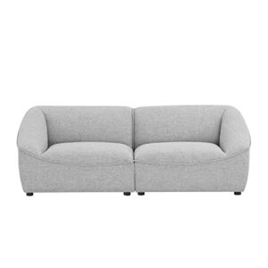 Modway Comprise Sectional, Light Gray