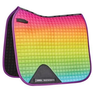 Weatherbeeta Prime Ombre Dressage Saddle Pad - Rainbow Dream - Full