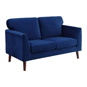 lexicon tipton living room loveseat, blue