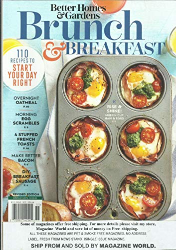 BETTER HOMES & GARDEN MAGAZINE, BRUNCH & BREAKFAST ISSUE, 2020