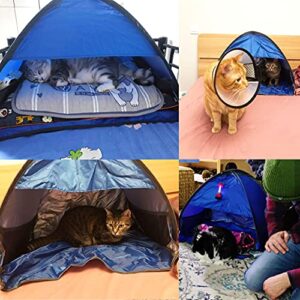 Hamiledyi Rabbit Tent House Bunny Teepee Bed Portable Small Animals Hideaway Folding Shelter Hideout Hut Pop Up Pet Camping Tents for Ferret Chinchilla Guinea Pig Cat Puppy
