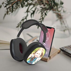 DuroCase Custom Case Compatible with AirPods Max Case (Left & Right), Create Your Personalized Photo Case, Transparent & Colors Protective Cover Case for Drops & Scratch