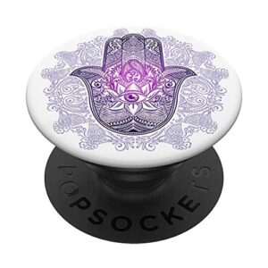 the hamsa hand meaning and origin lotus flower popsockets swappable popgrip