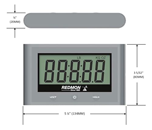 Redmon XL Field Scale Plus Remote Display, Grey