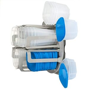ministry of warehouse food storage container carousel organizer swirl around for food containers