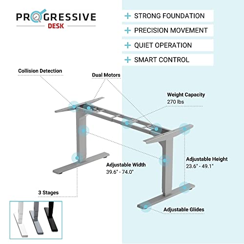 Standing Desk Bamboo top 72x30, Electric. Adjustable Height Large Stand up Motorized Ergonomic Raised Computer Desk for Home Office