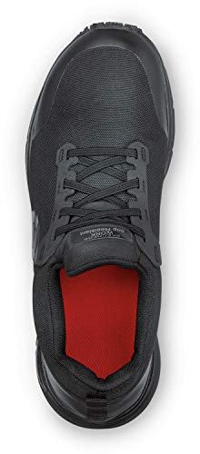 Skechers Work Arch Fit Jake, Men's, Black, Slip On Athletic Style, MaxTrax Slip Resistant, Soft Toe Work Shoe (9.0 M)
