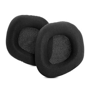 YunYiYi Replacement Ear Cushion Headband Ear Cups Compatible with Corsair Void & Corsair Void Pro Wired & Wireless Gaming Headsets 7.1 Memory Foam Ear Cover Repair Parts (Fabric Foam+Headband)