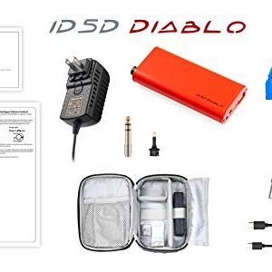 iFi iDSD Diablo Purist Portable DAC/Headphone Amplifier - USB/SPDIF Input - 4.4mm Balanced Output - 4.4mm & 6.3mm Headphone Jacks