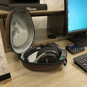 Slappa HardBody Molded Case for Folding & Non-Folding Headphones and Gaming Headsets; Brown (SL-HP-BROWN)