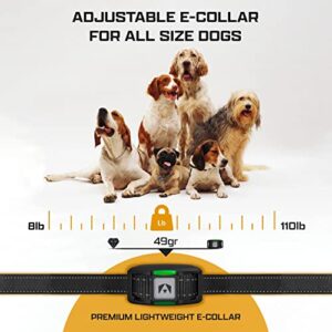 INVIROX Shock Collar for Large Dog [2023 Edition] 123 Levels Dog Training Collar with Remote 1100yd Range, Dog Shock Collar for Medium Dogs 100% Waterproof & Rechargeable Training Collar for Dogs