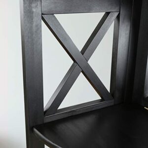 Casual Home Montego 4-Shelf Corner Folding Bookcase, Black (New)