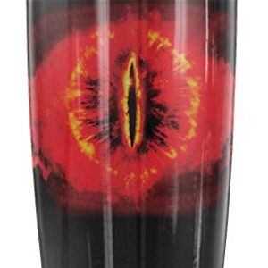 Logovision The Lord Of The Rings Eye Of Sauron Stainless Steel Tumbler 20 oz Coffee Travel Mug/Cup, Vacuum Insulated & Double Wall with Leakproof Sliding Lid | Great for Hot Drinks and Cold Beverages