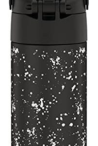 THERMOS FUNTAINER 12 Ounce Stainless Steel Vacuum Insulated Kids Straw Bottle, Space