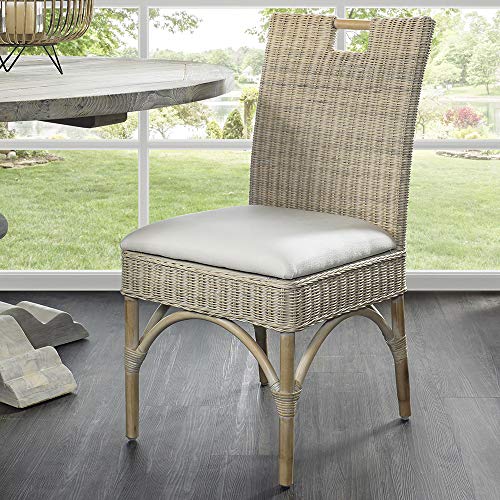 Padma'S Plantation Malio Chair, Whitewash