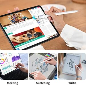 Active Stylus Digital Pen for Touch Screens, Rechargeable 1.5mm Fine Point Stylus Smart Pencil Compatible with iPhone/iPad Pro/Mini/Air/Android and Most Tablet with Glove