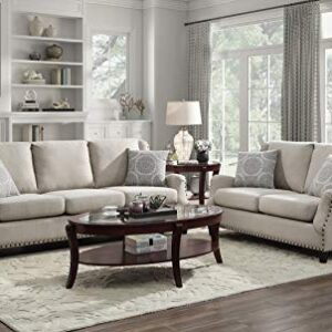 Lexicon Sedalia Living Room Loveseat, Beige