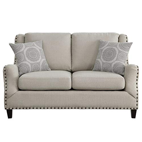 Lexicon Sedalia Living Room Loveseat, Beige