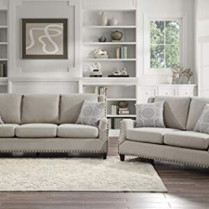 Lexicon Sedalia Living Room Loveseat, Beige