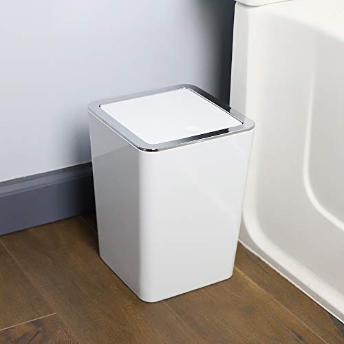 Home Basics WB35015 Waste Bin, 3 Lt, White