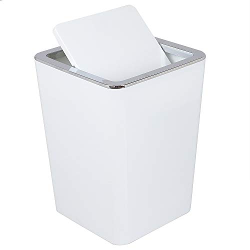 Home Basics WB35015 Waste Bin, 3 Lt, White