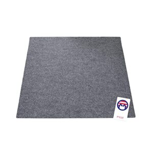 cat litter mat by americat – 36 x 28 inches machine washable for easy clean, waterproof & made in usa – x large mat traps litter around cat litter box & protects floors