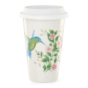 lenox 885608 butterfly meadow flutter thermal porcelain travel mug