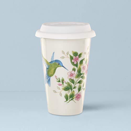 Lenox 885608 Butterfly Meadow Flutter Thermal Porcelain Travel Mug