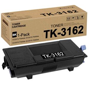 tk3162 tk-3162 1t02t90us0 toner cartridge (black,1 pack) replacement for kyocera ecosys p3045dn p3050dn p3055dn p3060dn toner kit printer