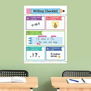 Carson Dellosa Writing Checklist Chart—Student Check Writing Guide for Editing and Revising, English Language Arts Homeschool or Classroom Decor (17" x 22")
