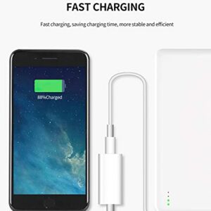 Headphone Adapter Lightning to Audio Jack and Charger Extender Earphone Charging Splitter Compatible with iPhone 11 12Mini pro max xs xr x se2 7 8plus for ipad air Cable Converter Apple MFI Certified