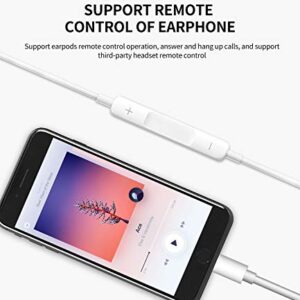 Headphone Adapter Lightning to Audio Jack and Charger Extender Earphone Charging Splitter Compatible with iPhone 11 12Mini pro max xs xr x se2 7 8plus for ipad air Cable Converter Apple MFI Certified