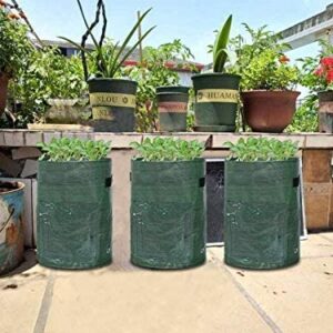 Potato Grow Bags,Potato Planters with Flap and Handles,Vegetables Garden Planting Bags for Onion,Fruits,Tomato,Carrot (10gallon-4pack)