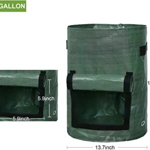 Potato Grow Bags,Potato Planters with Flap and Handles,Vegetables Garden Planting Bags for Onion,Fruits,Tomato,Carrot (10gallon-4pack)