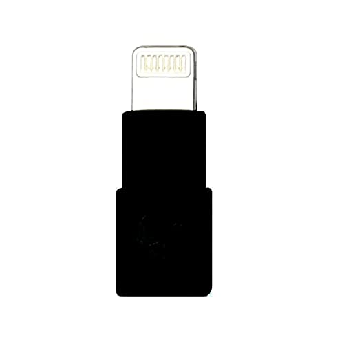 KOKKIA Slim_Lightning_Extender_Black : Tiny, Slim Male to Female Lightning Extender, Compatible with iPhone, iPad, iPod with 8-pin Lightning Connector. Compatible i10L, 10L_Pro Splitter.