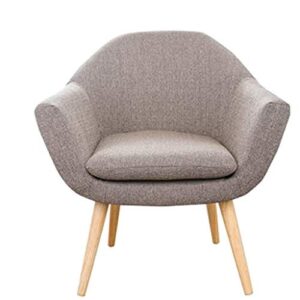 gydjbd nordic modern minimalist lazy sofa chair, bedroom living room leisure fabric lazy sofa balcony single sofa (color : b)