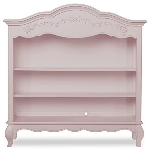 Evolur Aurora Hutch/Bookcase in Dusty Rose