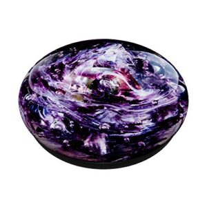 Purple Galaxy Bubble - Stunning Abstract Art - for men women PopSockets PopGrip: Swappable Grip for Phones & Tablets