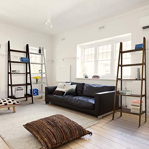 Casual Home 5-Shelf Ladder Bookcase, Espresso (New)