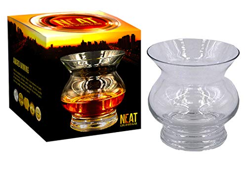 Elite Spirits Glass - by The NEAT Glass - Official Tasting and Judging Glass - by The NEAT Glass - Spirits, Whiskey, Scotch, Brandy or Voda Glass