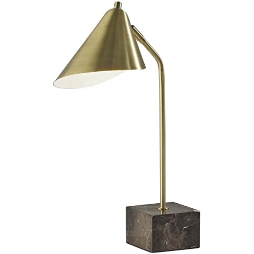 Adesso 4246-21 Hawthorne 20 inch 40.00 watt Antique Brass Desk Lamp Portable Light