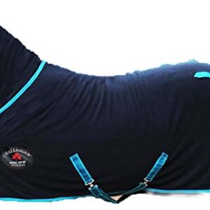 CHALLENGER 66" Horse Sheet Polar Fleece Cooler Exercise Blanket Wicks Moisture 4384