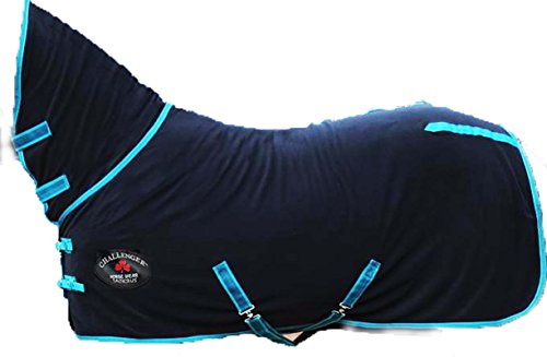 CHALLENGER 66" Horse Sheet Polar Fleece Cooler Exercise Blanket Wicks Moisture 4384